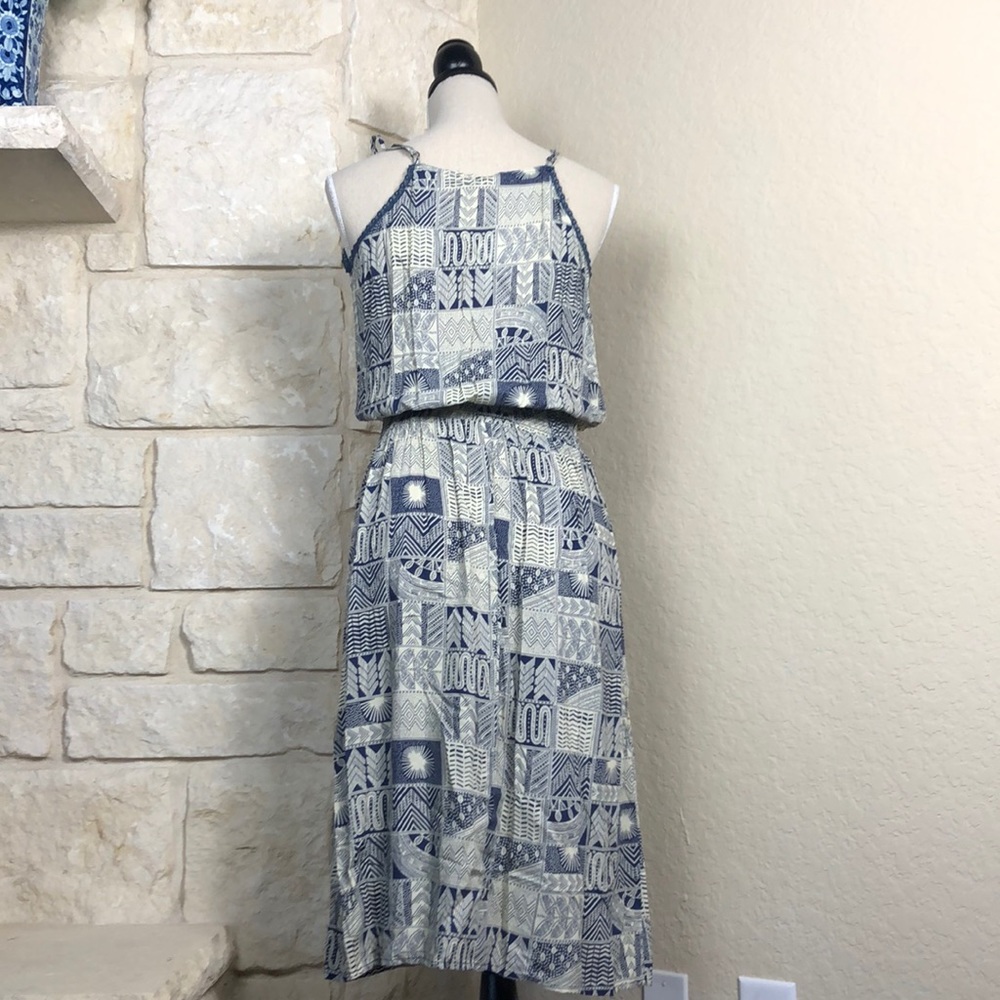 Nwt Patterned Spaghetti Strap Sundress Dress - image 2
